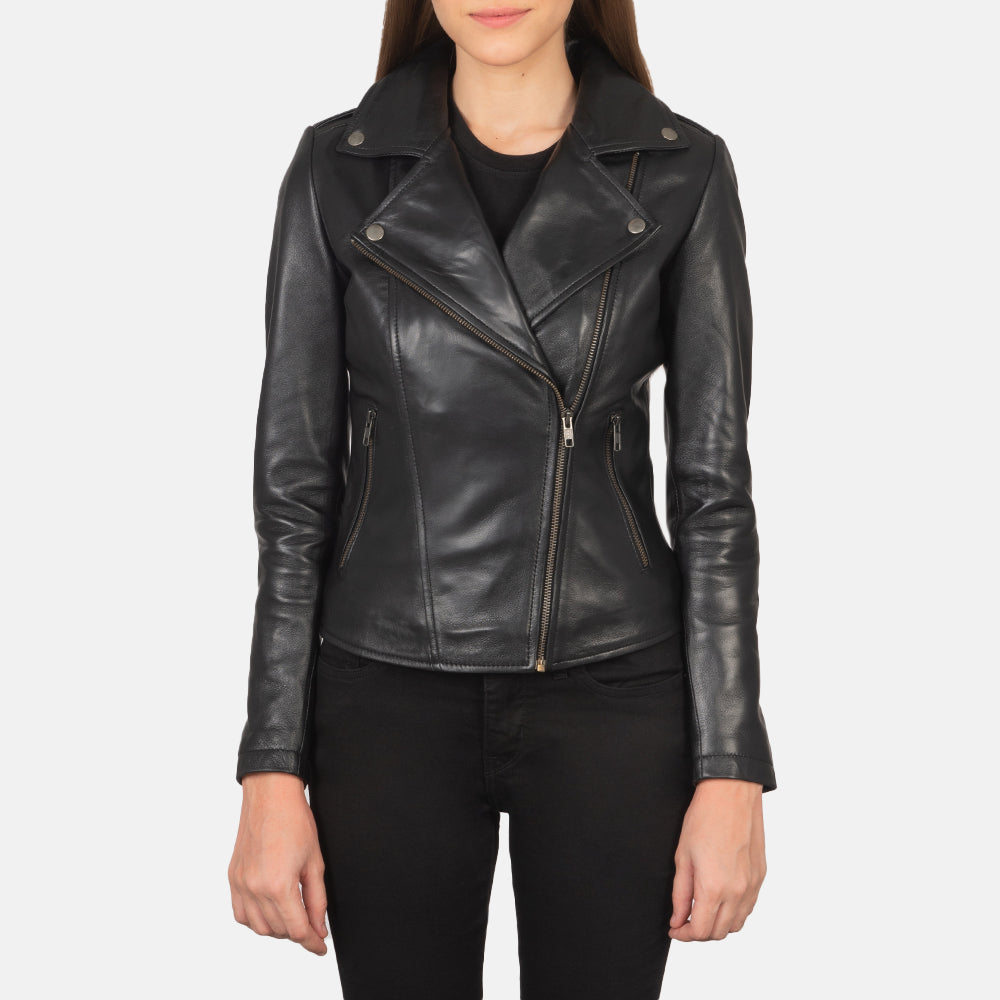 【国内発送】 Jacket Biker Leather Black Flashback Women's – Maker Jacket The ジャケット・アウター